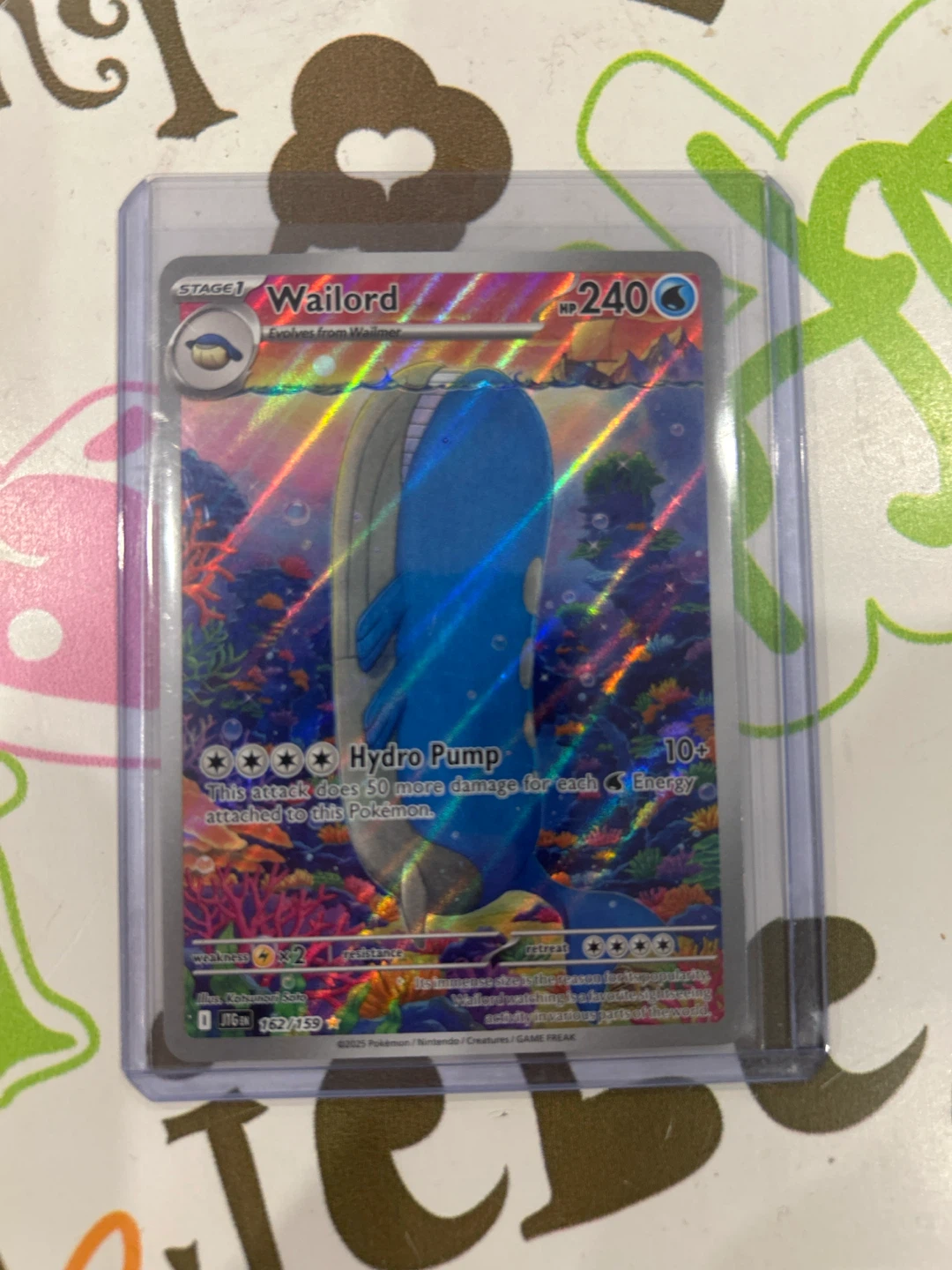 Wailord Illustration Rare - Journey Together