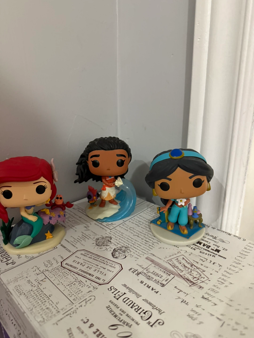 Funko Pop Disney Figures - Ariel, Moana, Jasmine