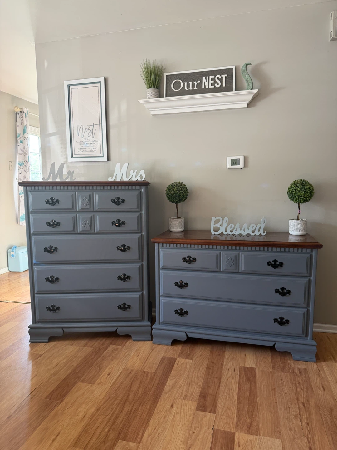 ✨🩶🤎Beautiful solid dresser set🤎🩶✨