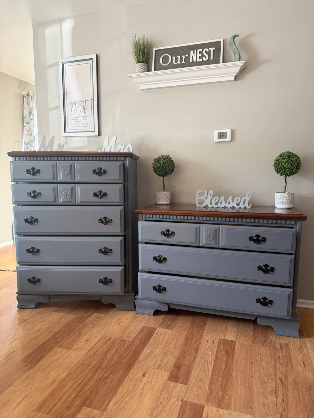 ✨🩶🤎Beautiful solid dresser set🤎🩶✨ - photo 2