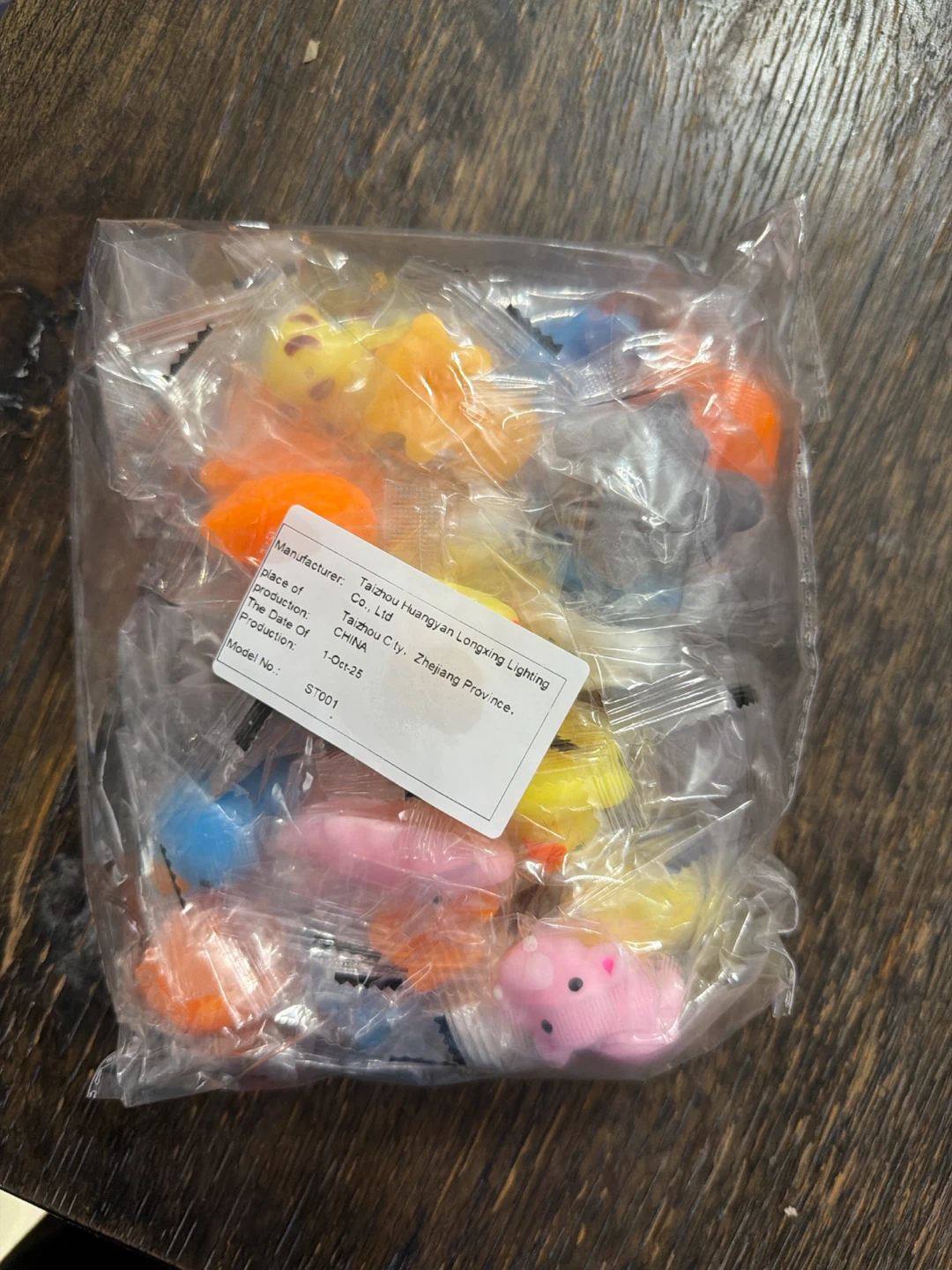 Bag of Mini Squishy Toys