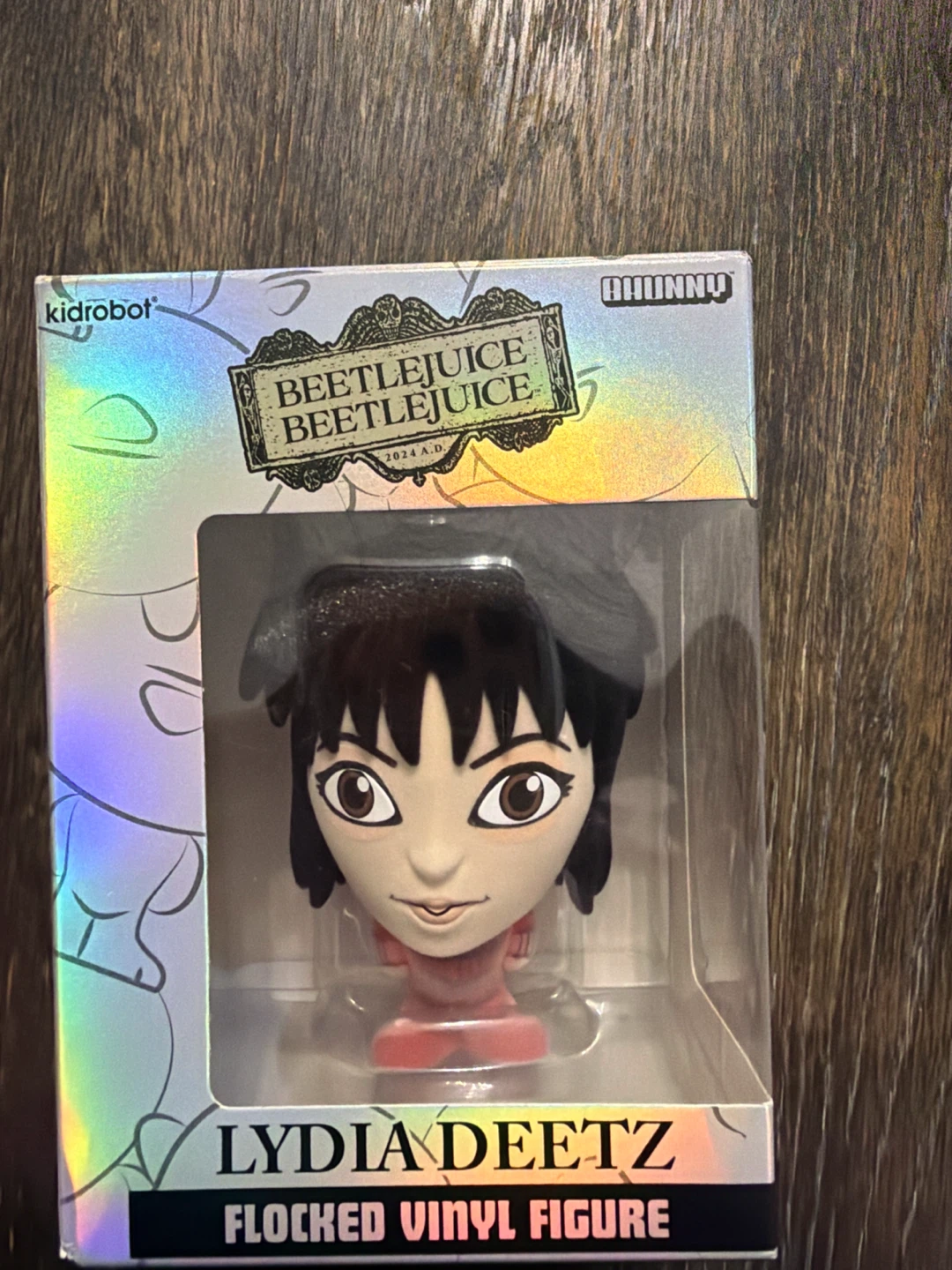 Kidrobot Beetlejuice Lydia Deetz Flocked Vinyl Figure