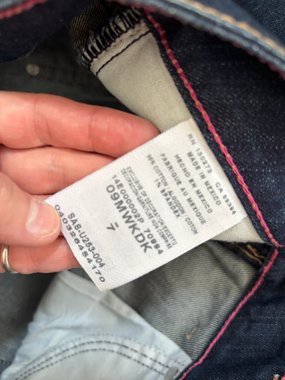Wrangler Blue Denim Skirt Size 7 - photo 3