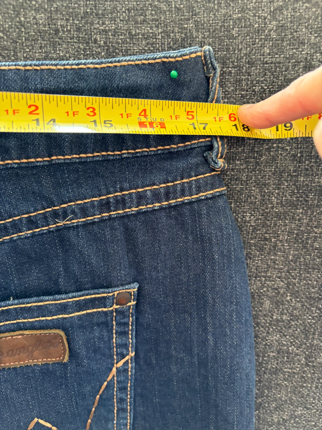 Wrangler Blue Denim Skirt Size 7 - photo 4