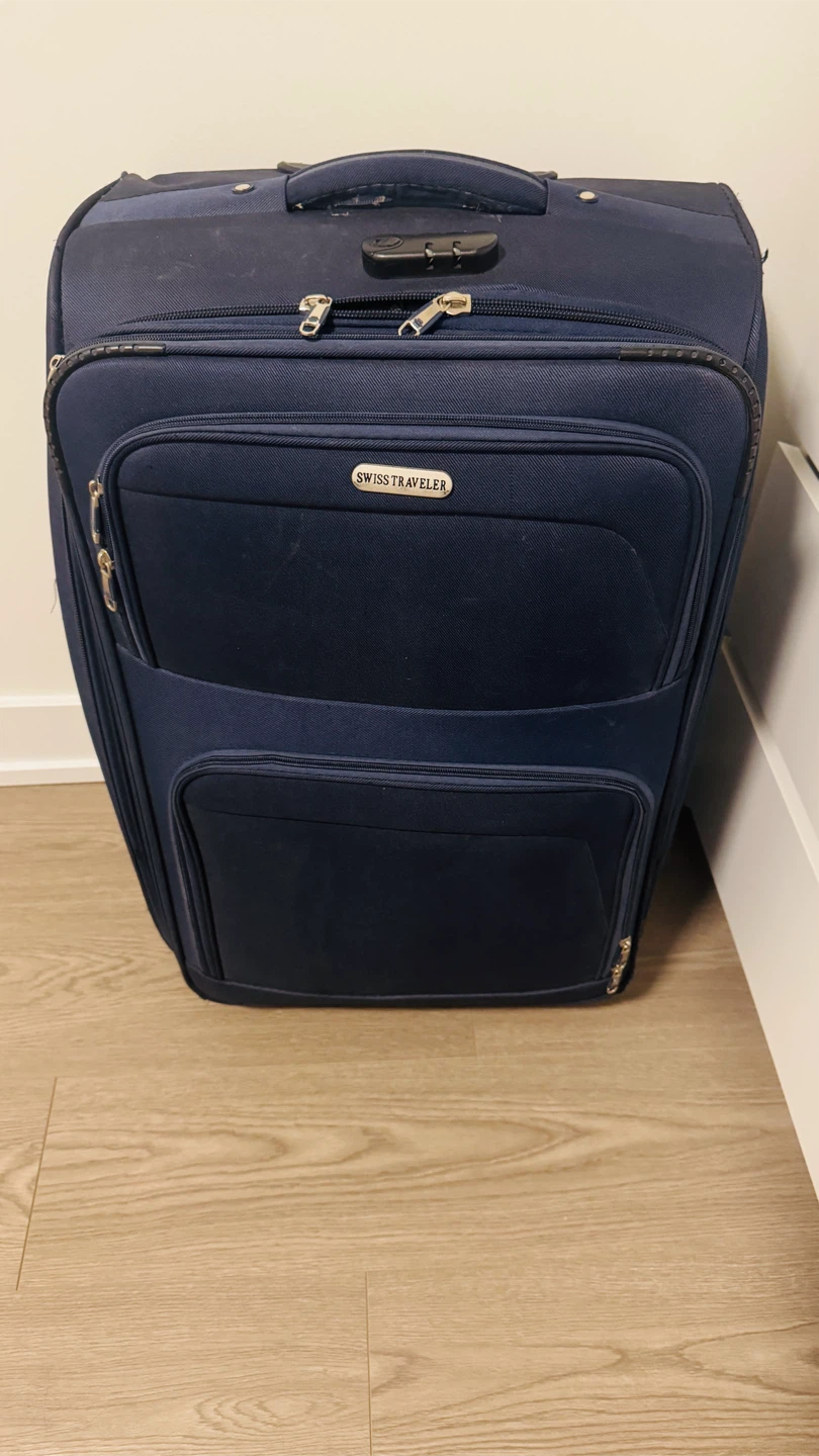 Navy Blue Suitcase large