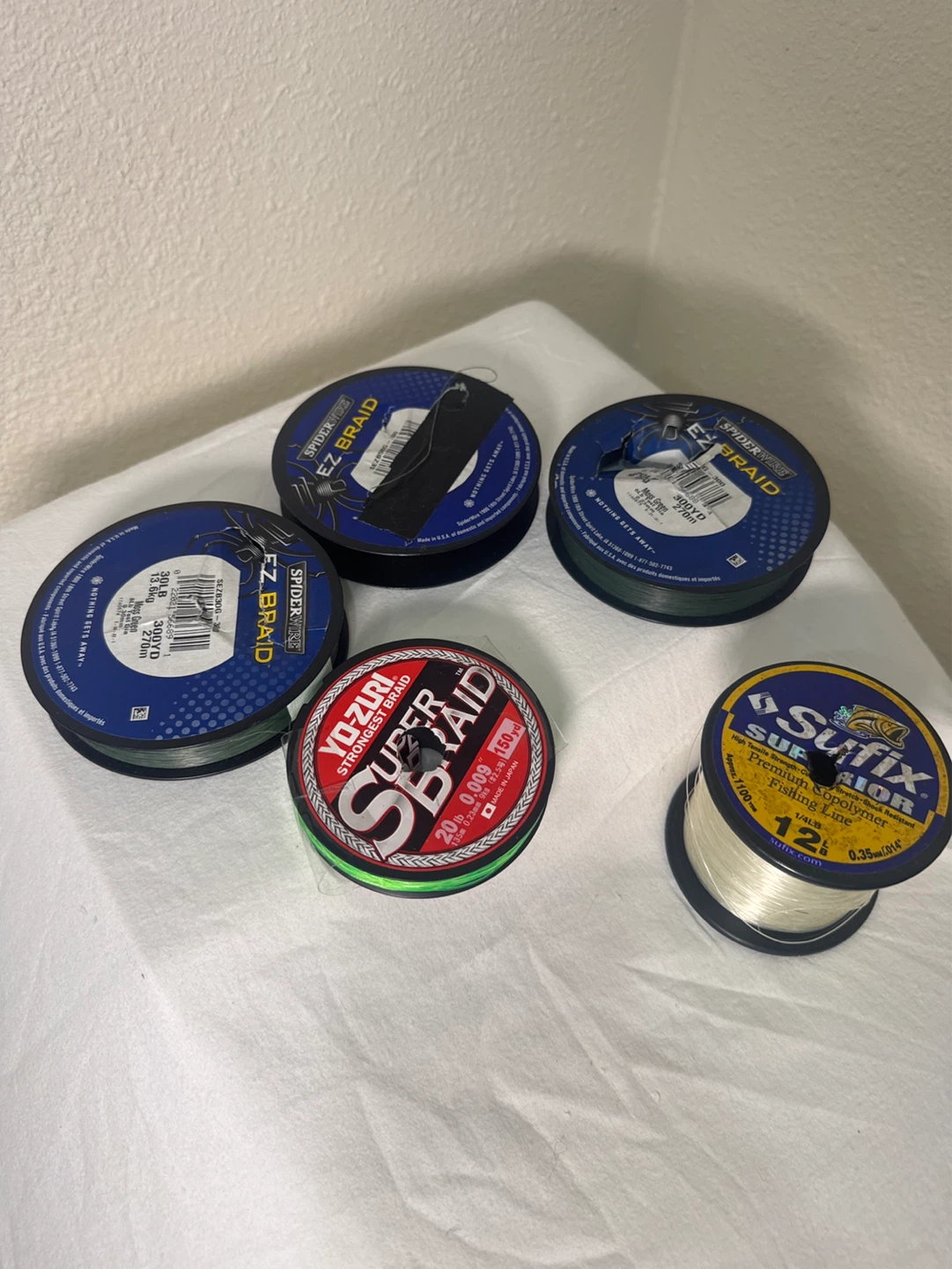 Fishing Line Lot - Yo-Zuri, SpiderWire, Suffix