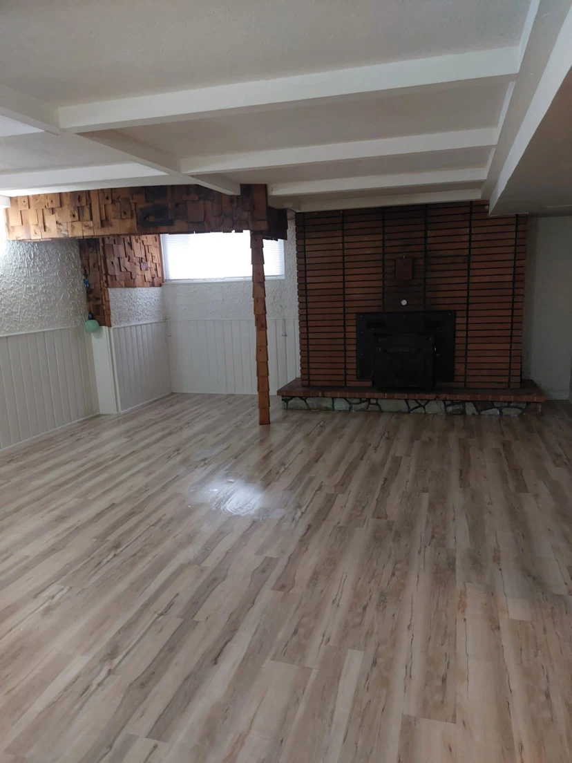 Spacious 2 bed 1.5 bath basement apartment