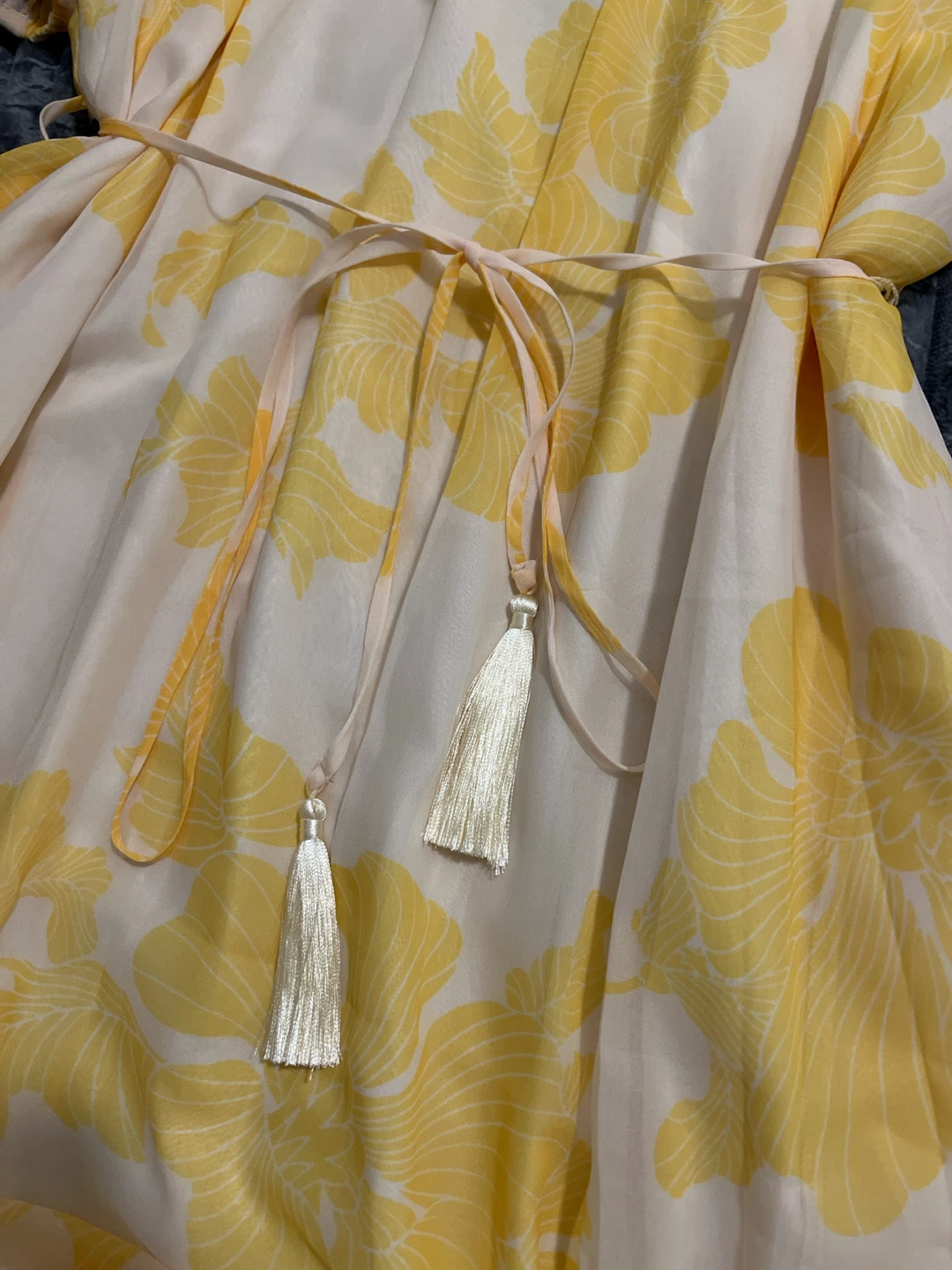 Melloda Floral Maxi Dress Yellow Ivory - photo 4