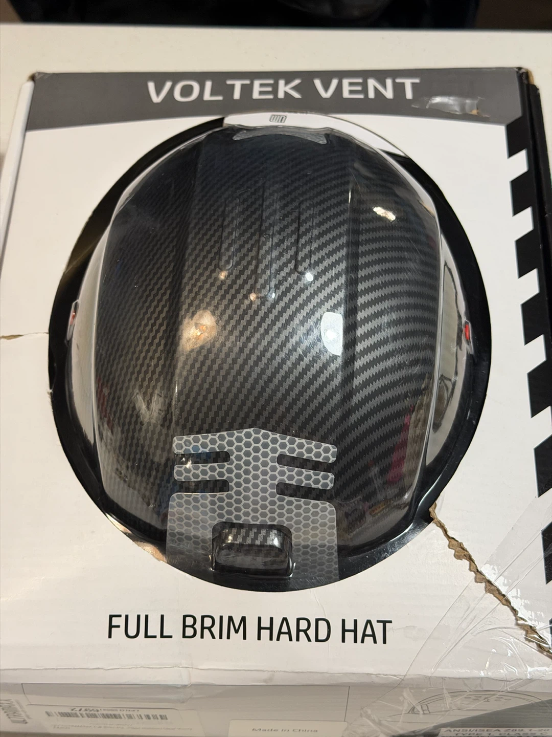 Voltek Vent full brim hard hat with carbon fiber