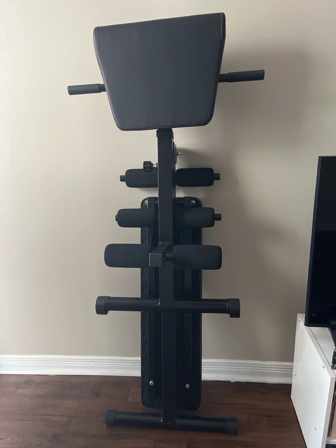 Adjustable Weight Bench with Dumbbells - photo 2