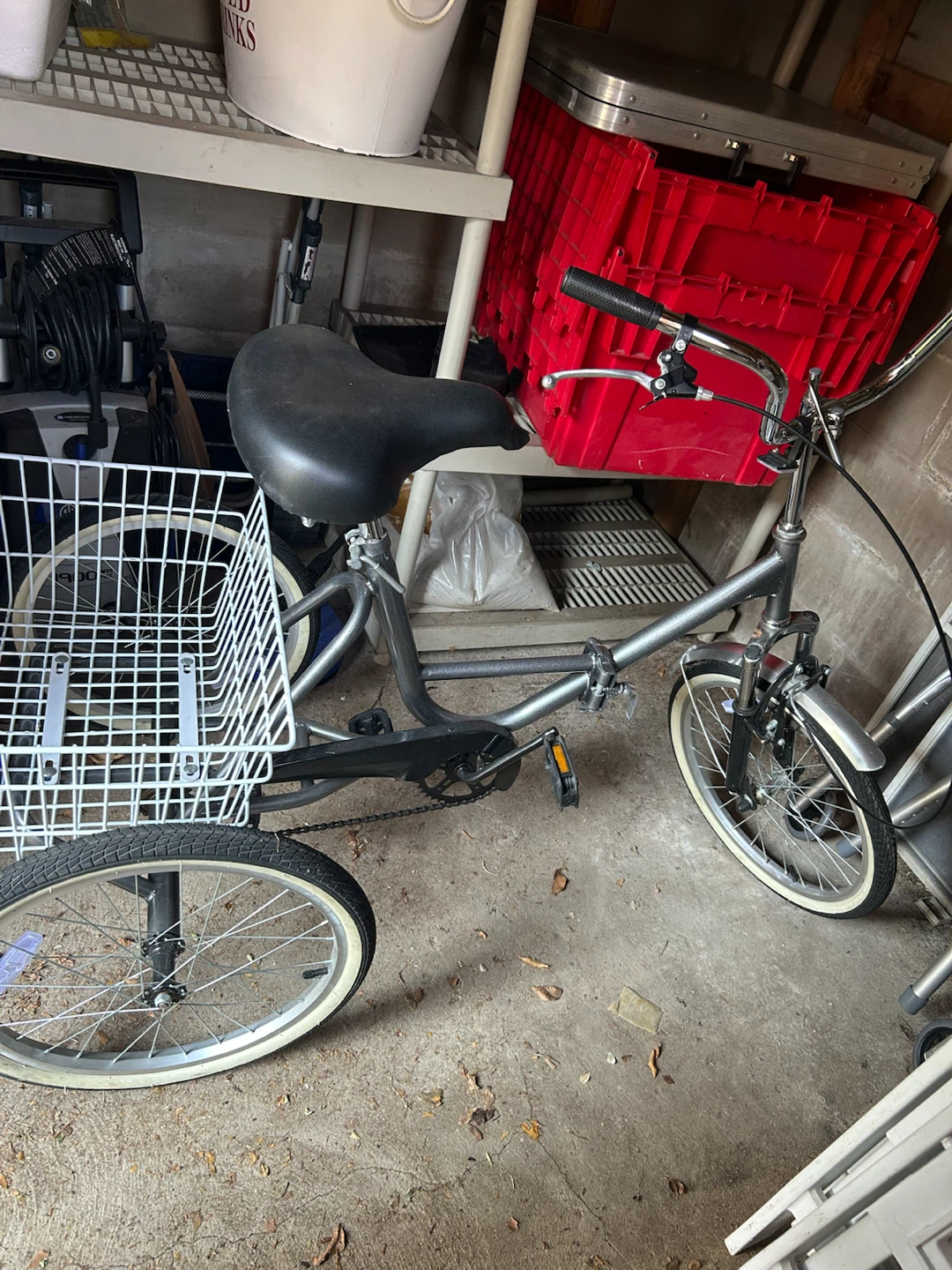 Adult Tricycle with Basket