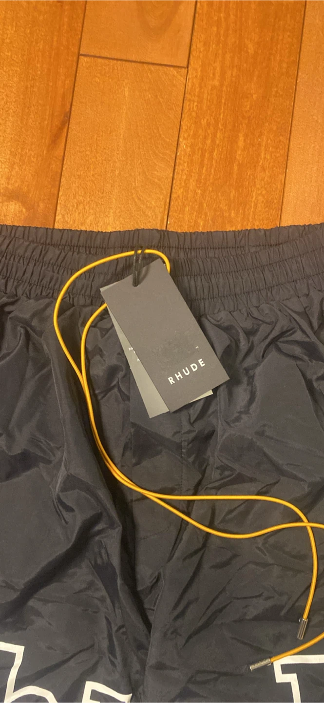 RHUDE Black Shorts - photo 2