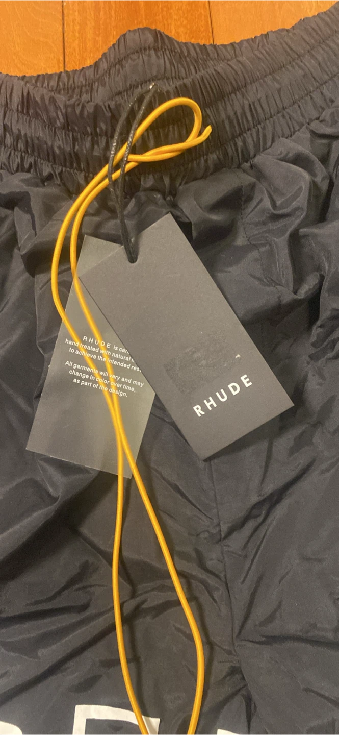 RHUDE Black Shorts - photo 3