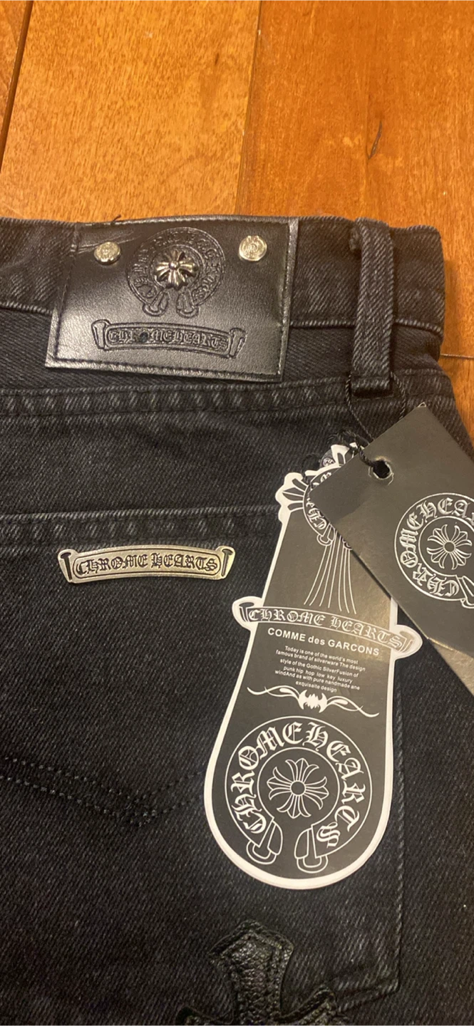 Chrome Hearts x Comme des Garçons Denim Shorts Size 34 - photo 2