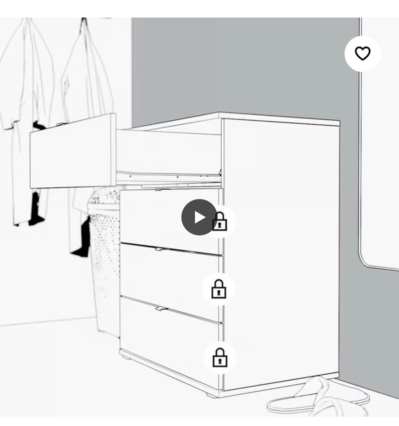 Gavetero IKEA - 6 cajones /STORKLINTA 6-drawer dresser - photo 4