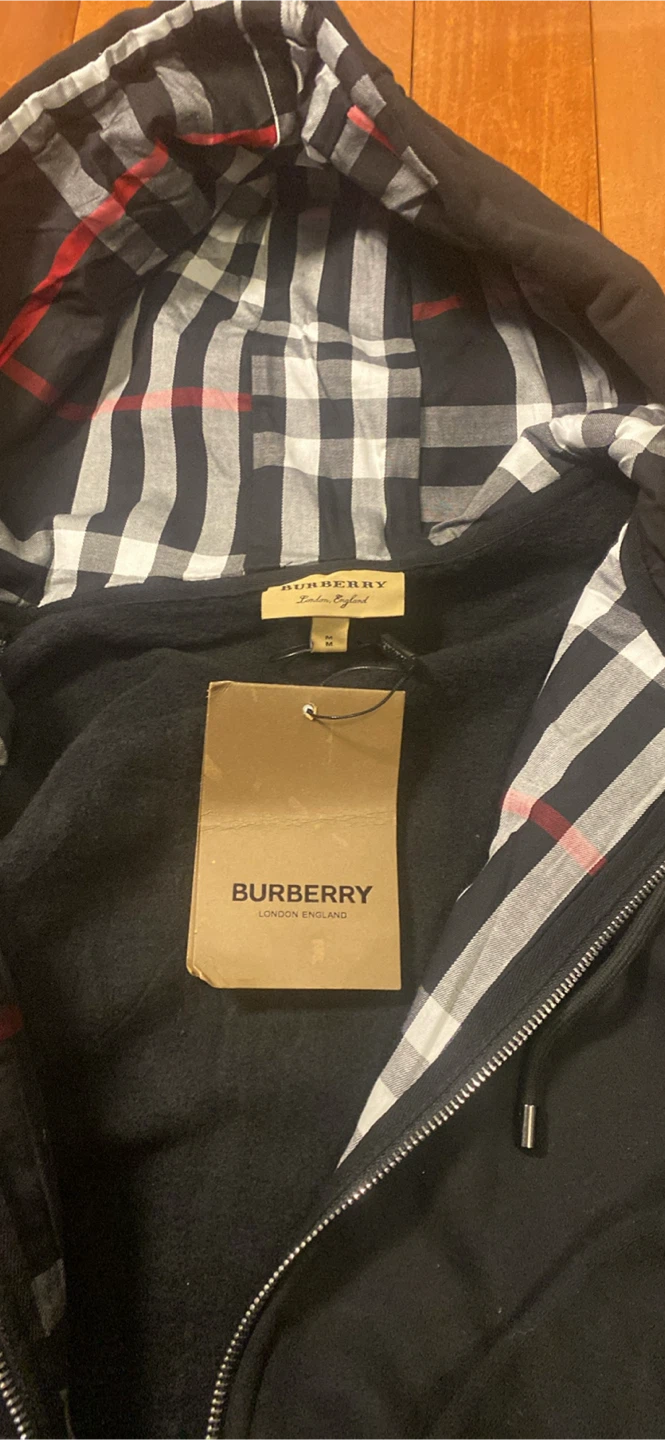 black Burberry hoodie - photo 2