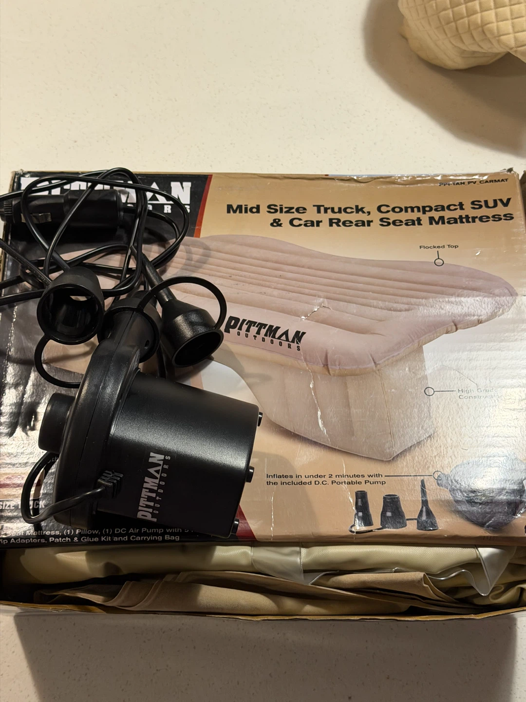 Pittman Outdoors Mid Size Truck,  SUV & Car Rear Seat Mattress - photo 2