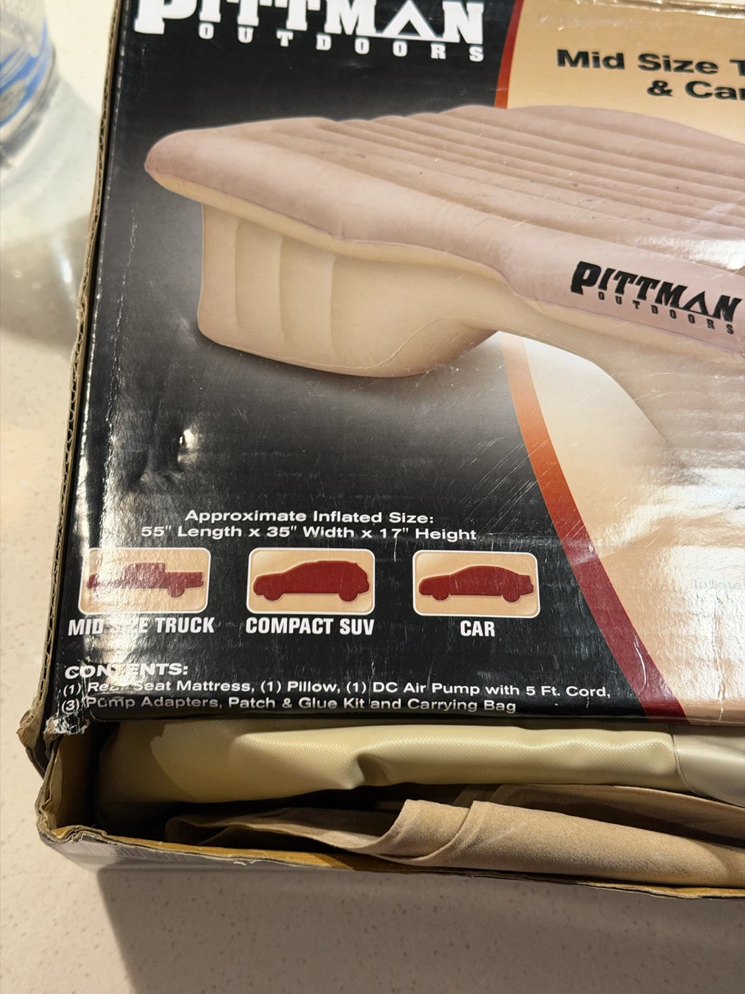 Pittman Outdoors Mid Size Truck,  SUV & Car Rear Seat Mattress - photo 3