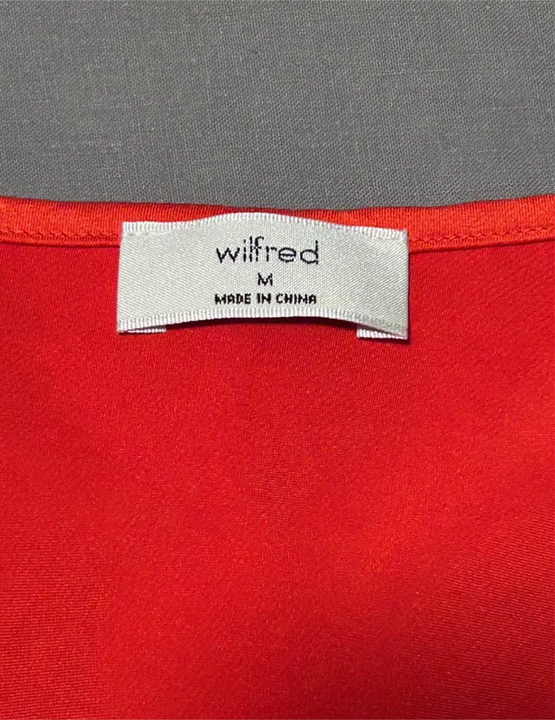 Wilfred Red Sleeveless Tie-Front Top - photo 2