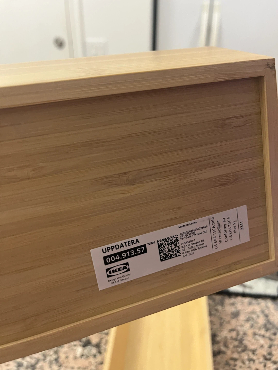 IKEA UPPDATERA Bamboo Cutlery Organizer - photo 5