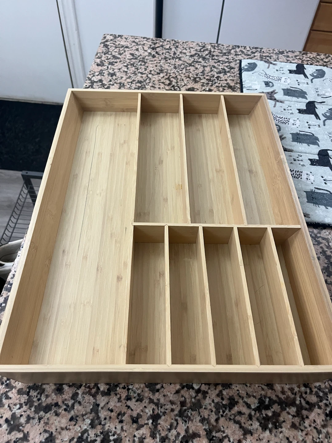 IKEA UPPDATERA Bamboo Cutlery Organizer