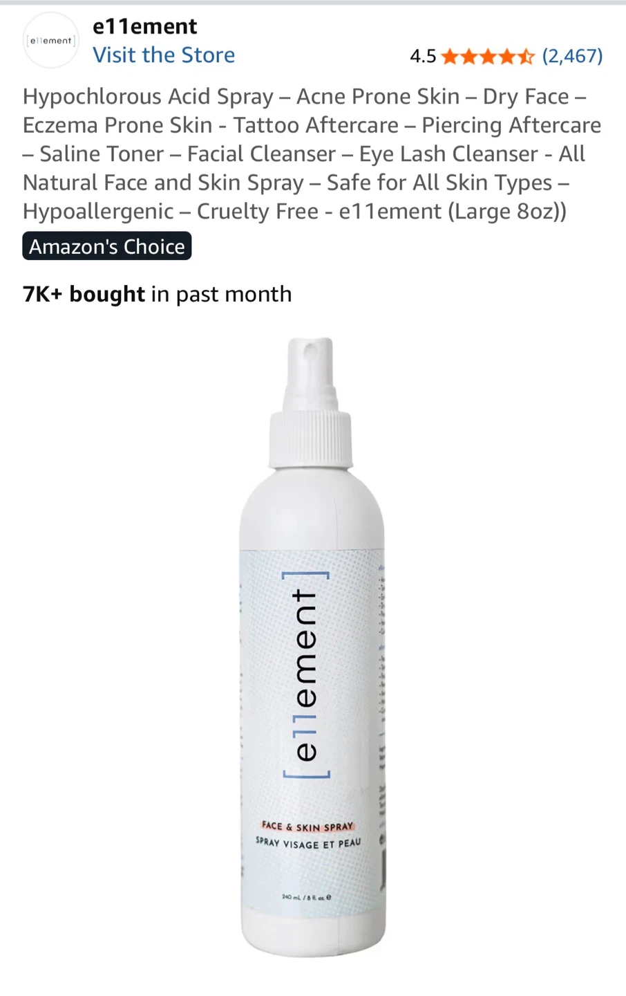 *BRAND NEW* Hypochlorous Acid Spray - photo 2