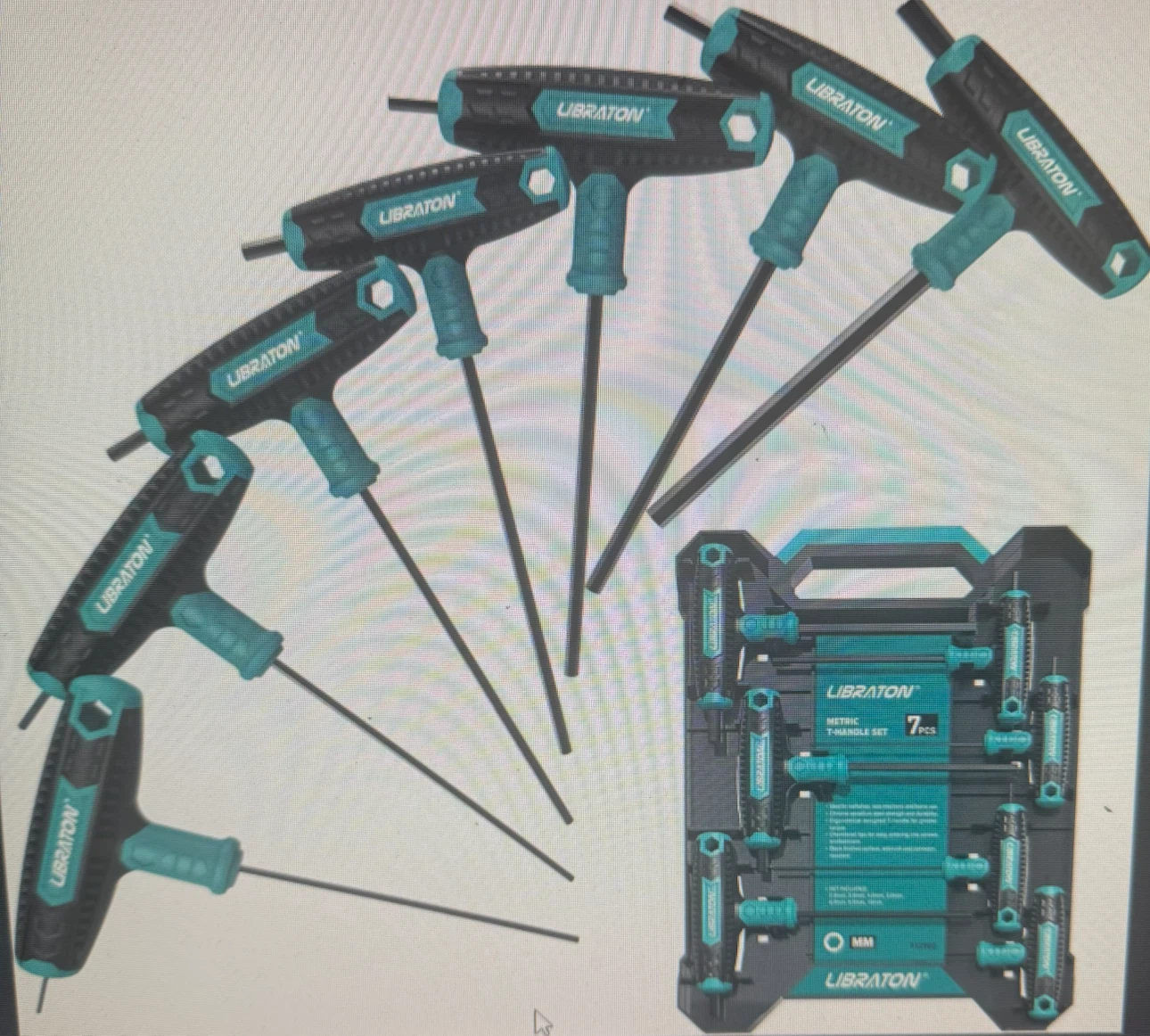 Libraton Metric T-Handle Set - 7 Piece