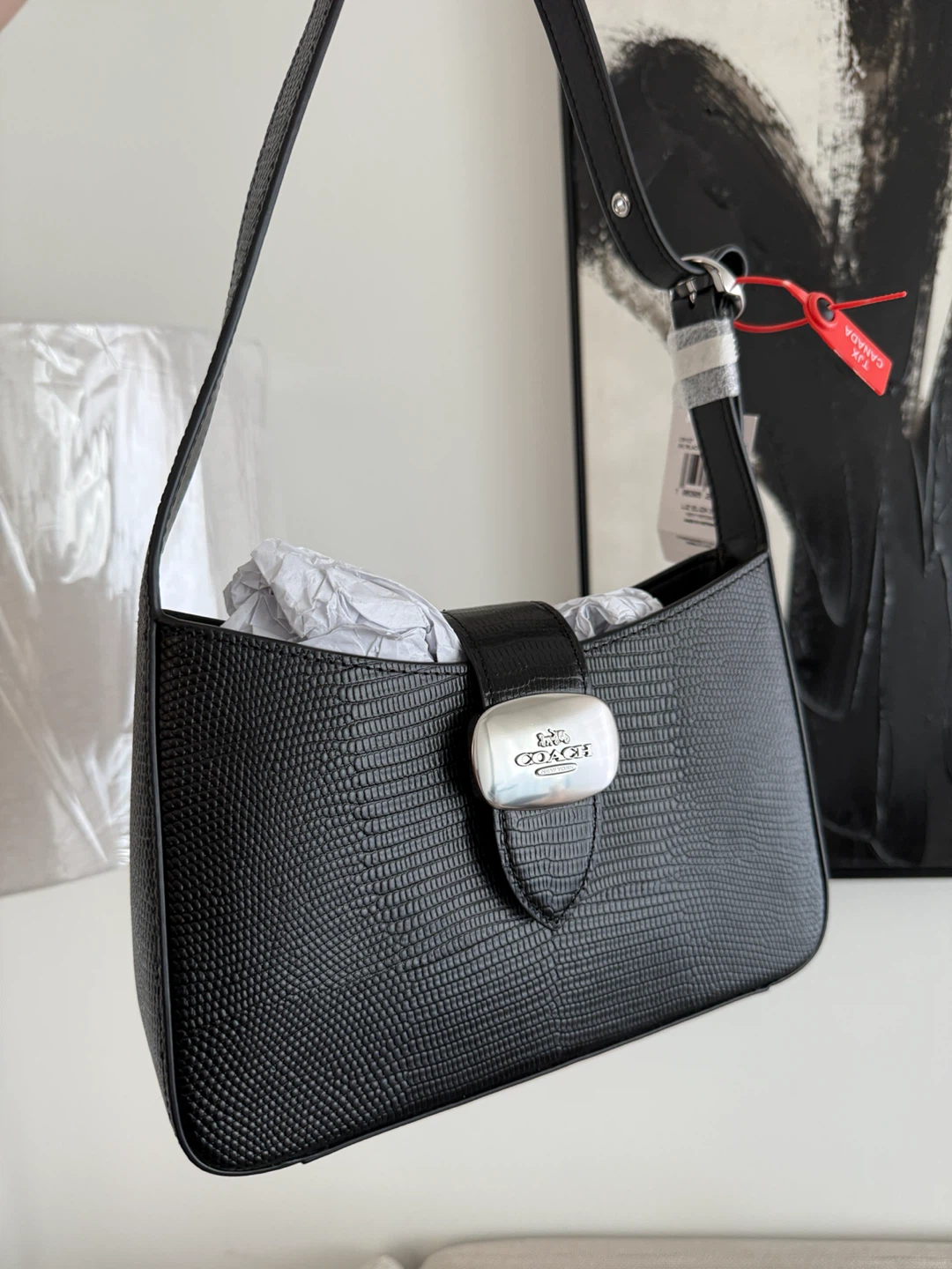 Coach Liz Eliza Shoulder Bag - Black - photo 3