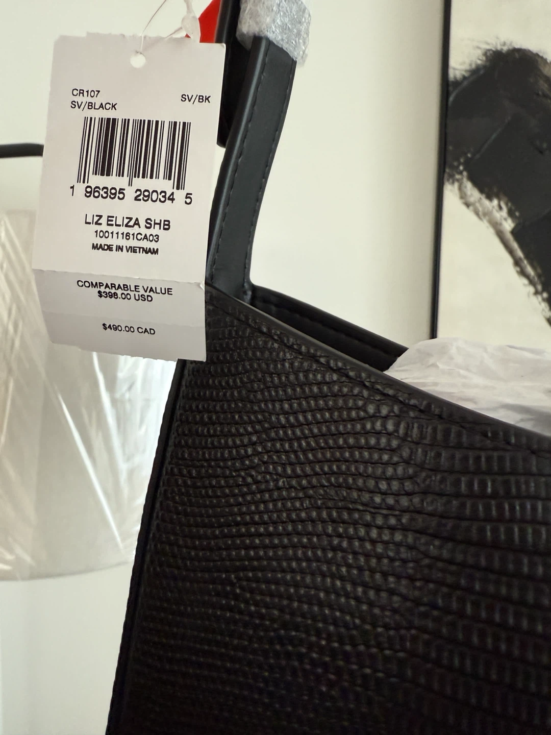 Coach Liz Eliza Shoulder Bag - Black - photo 5