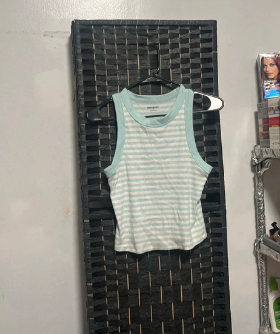 Old Navy Striped Tank Top - Mint Green & White - photo 2