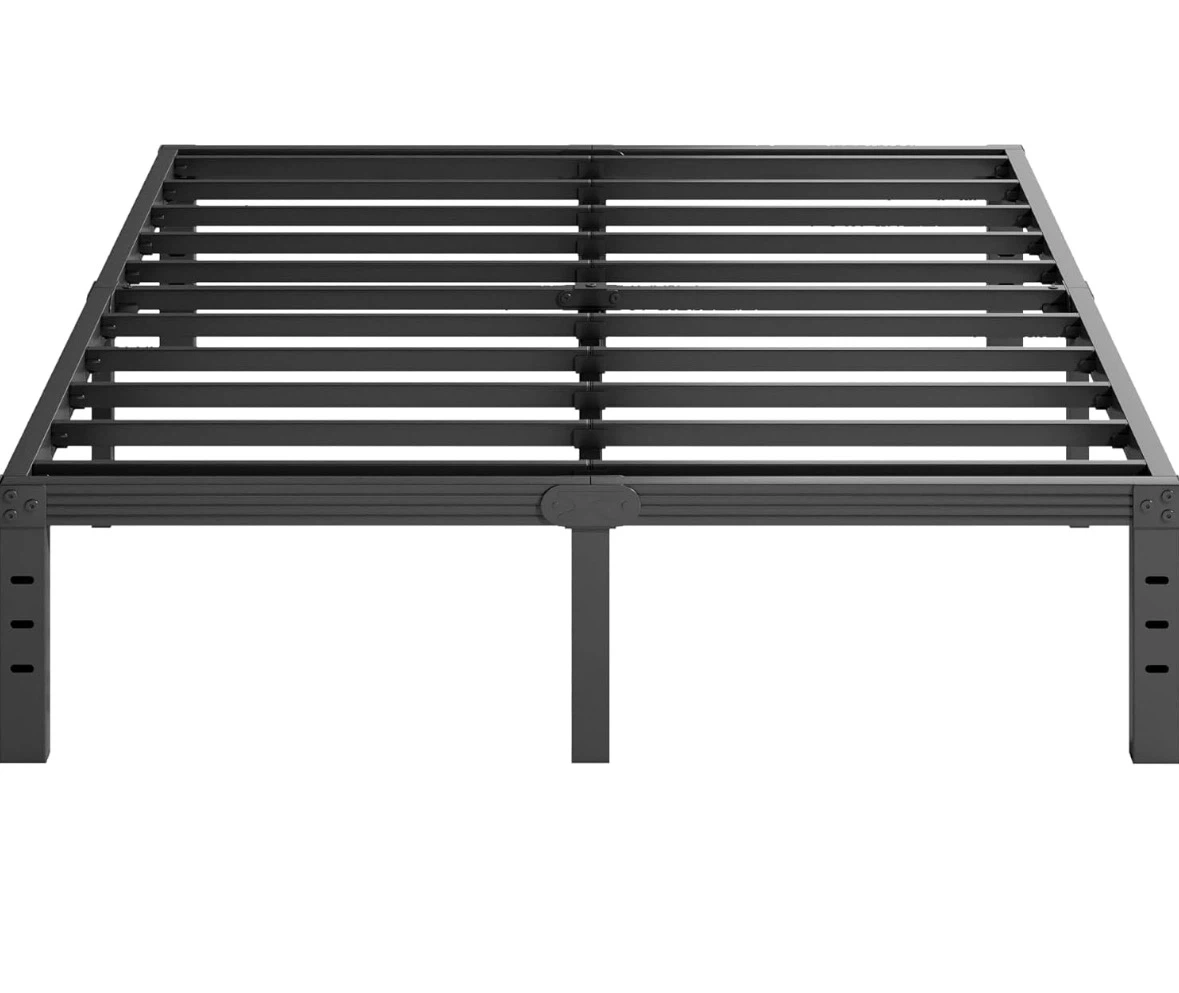 Black Metal Bed Frame - photo 2