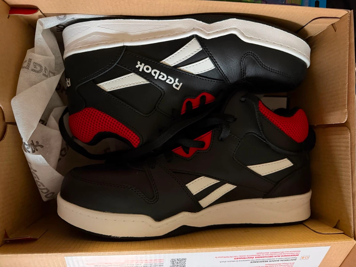 Men’s work sneakers.