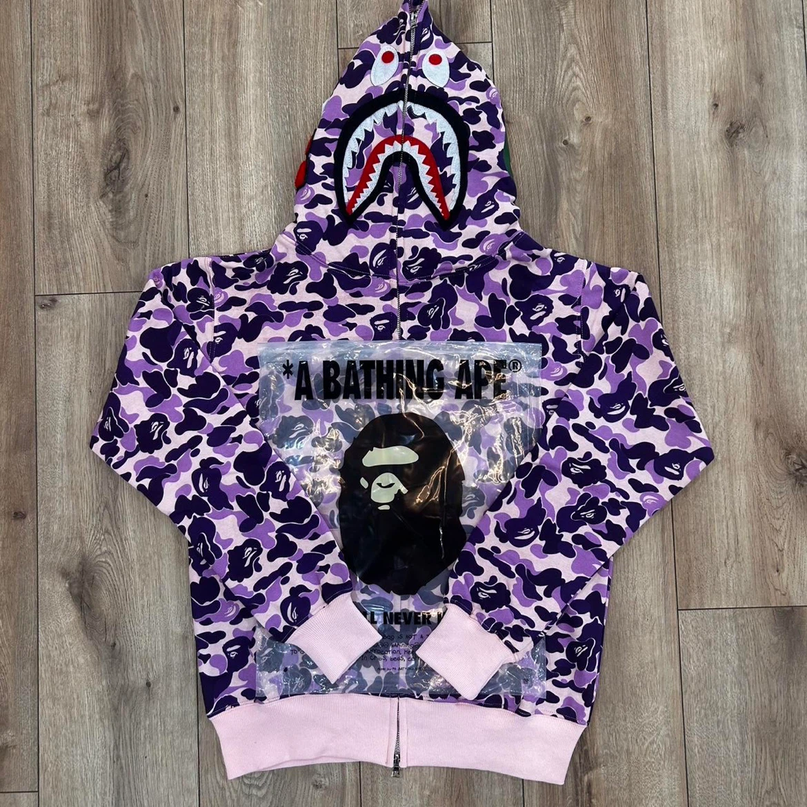 Purple Bape Hoodie