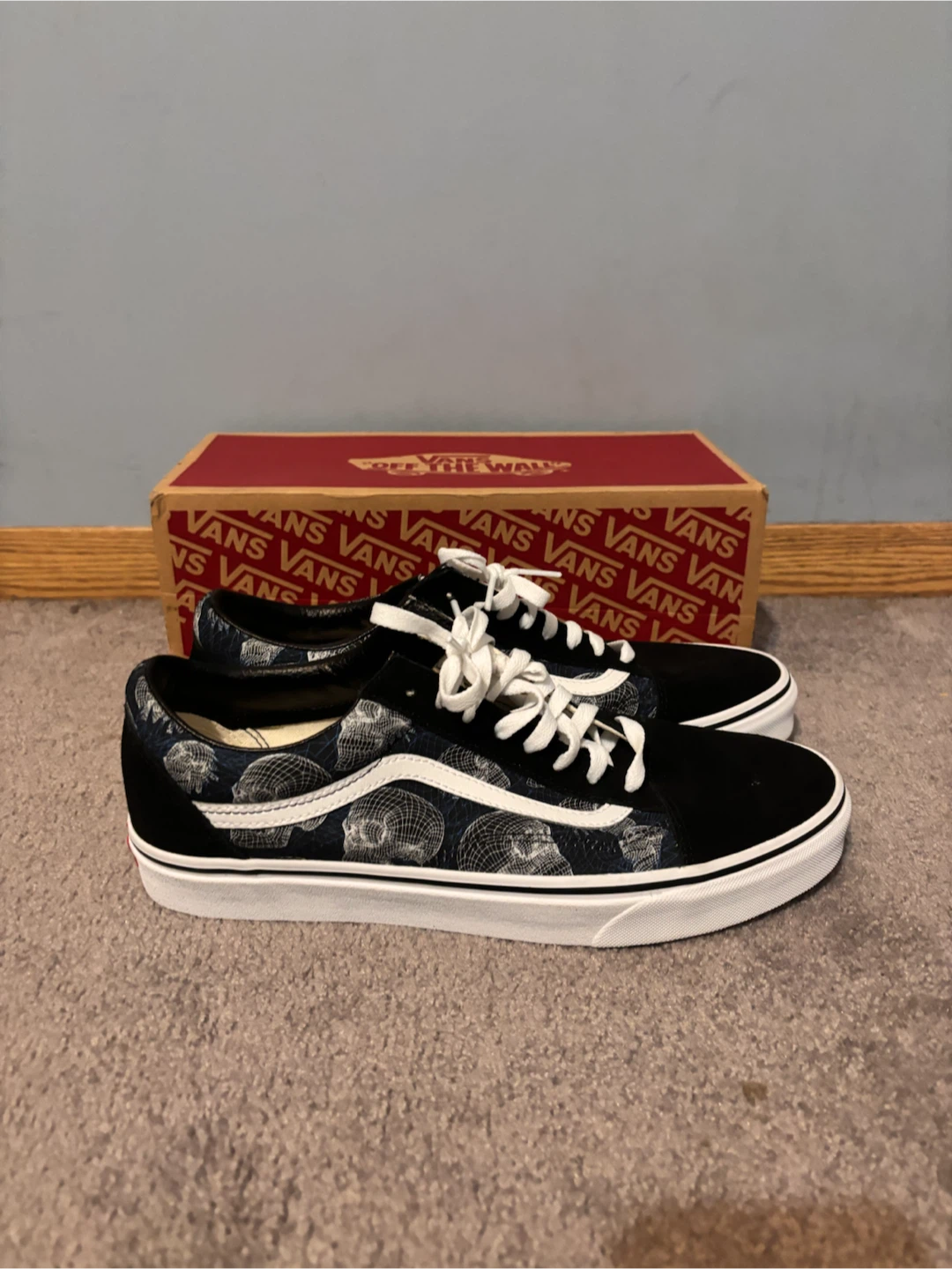 Vans Old Skool Black & White Pattern Shoes co - photo 2