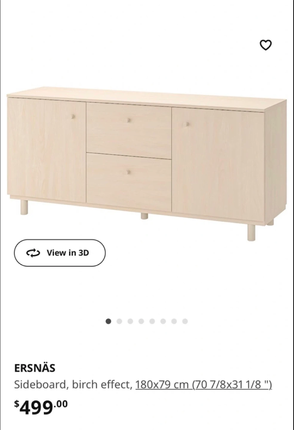 IKEA ERSNÄS Sideboard - photo 2