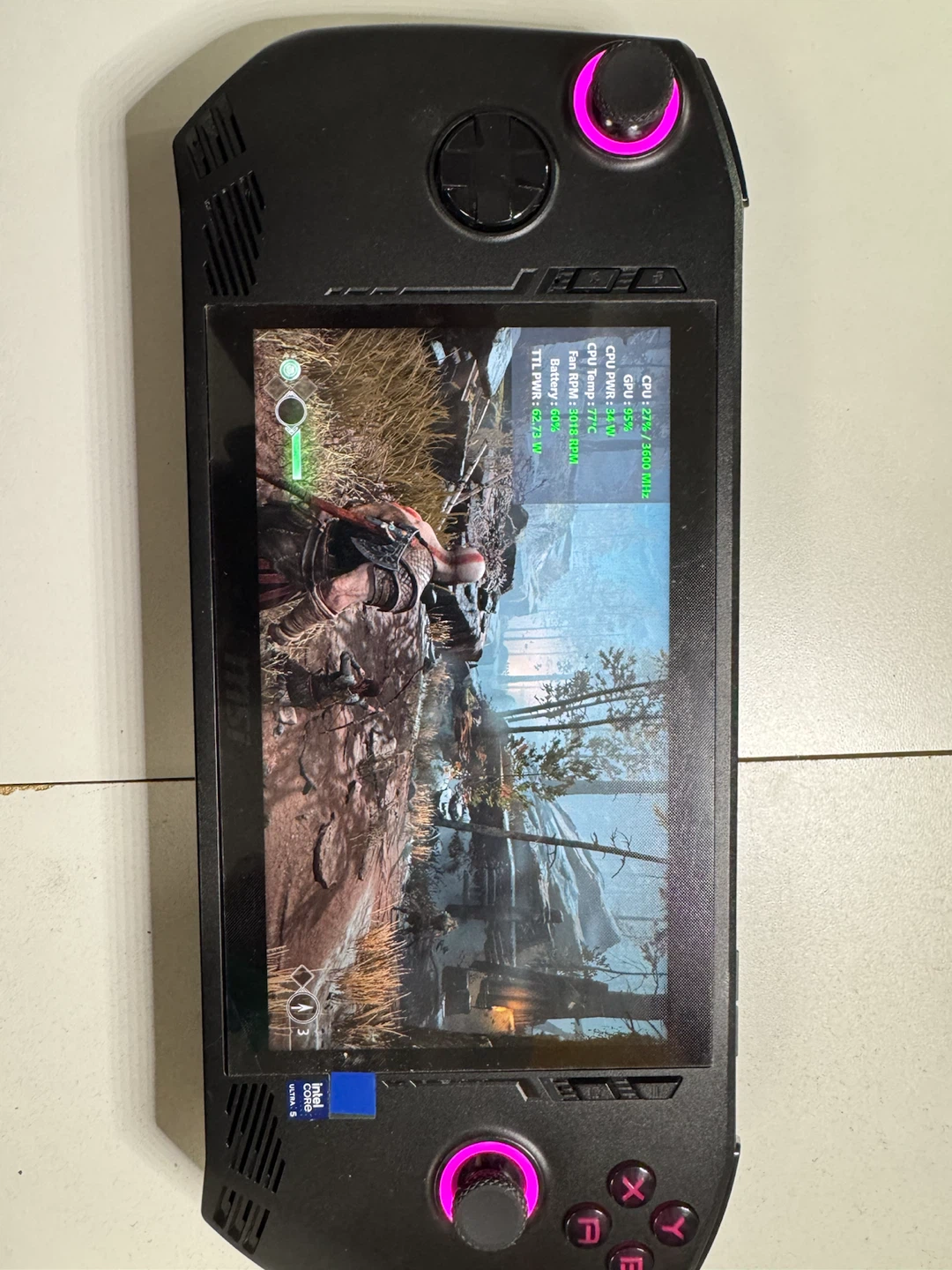 MSI gaming handheld device - photo 5