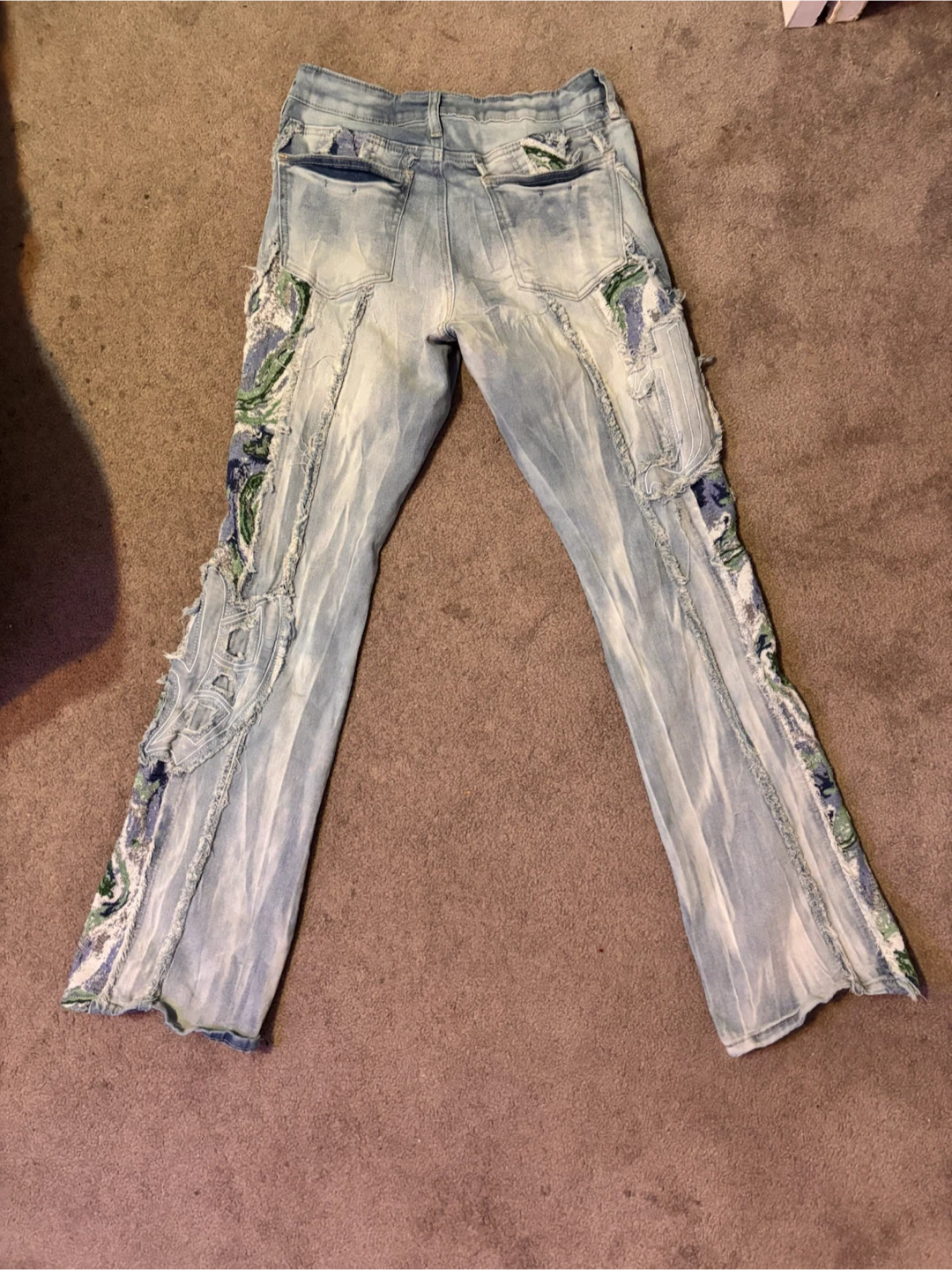 Distressed Denim Jeans