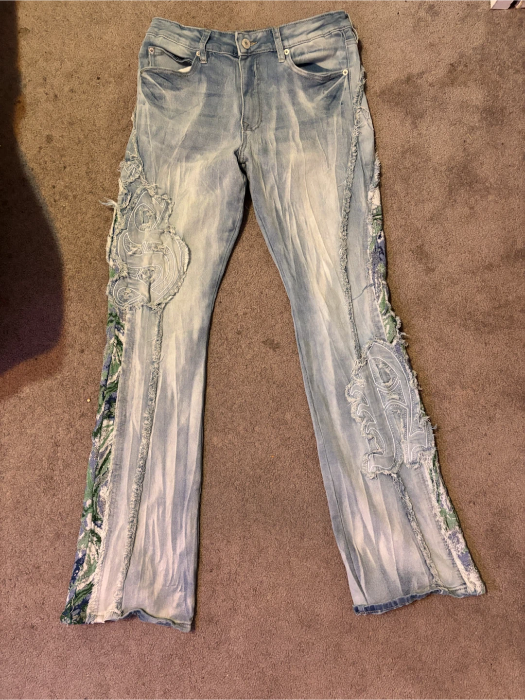 Distressed Denim Jeans - photo 2