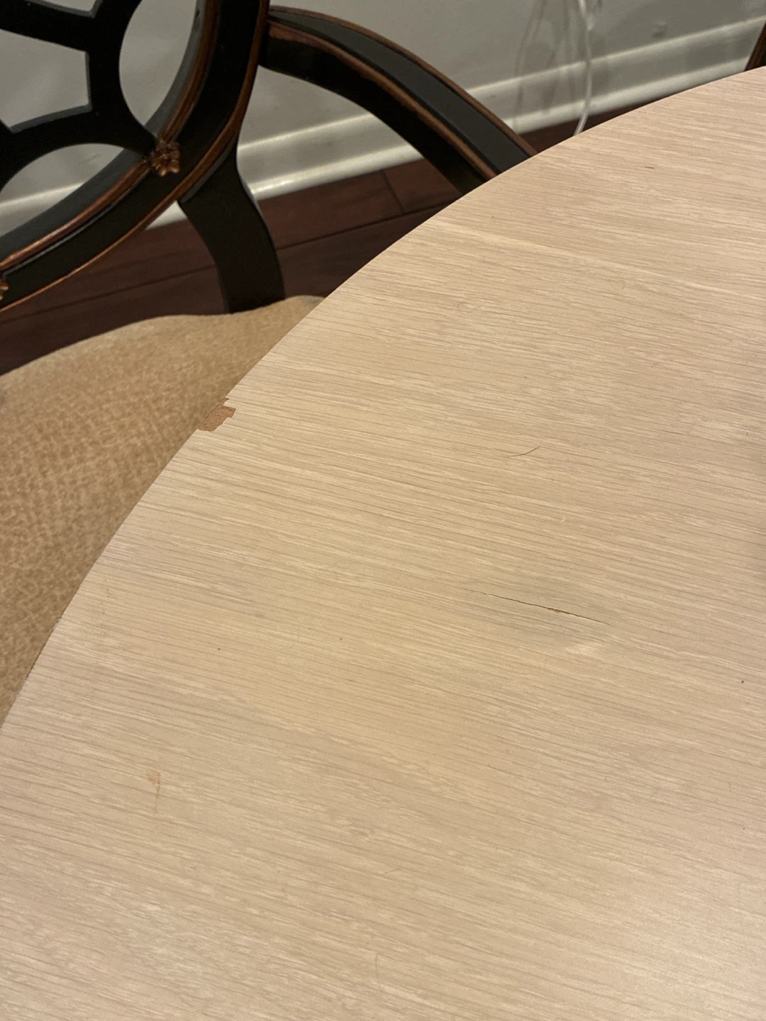 Round Wood Dining Table - photo 3