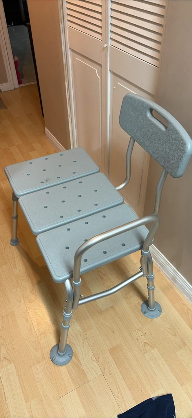 Adjustable Shower Chair with Back