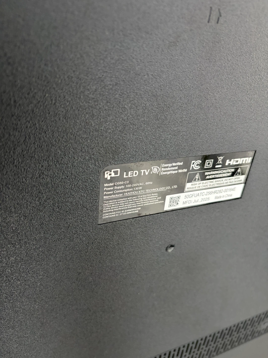A1 50 inch LED 4K Google TV with portable Stand - photo 4