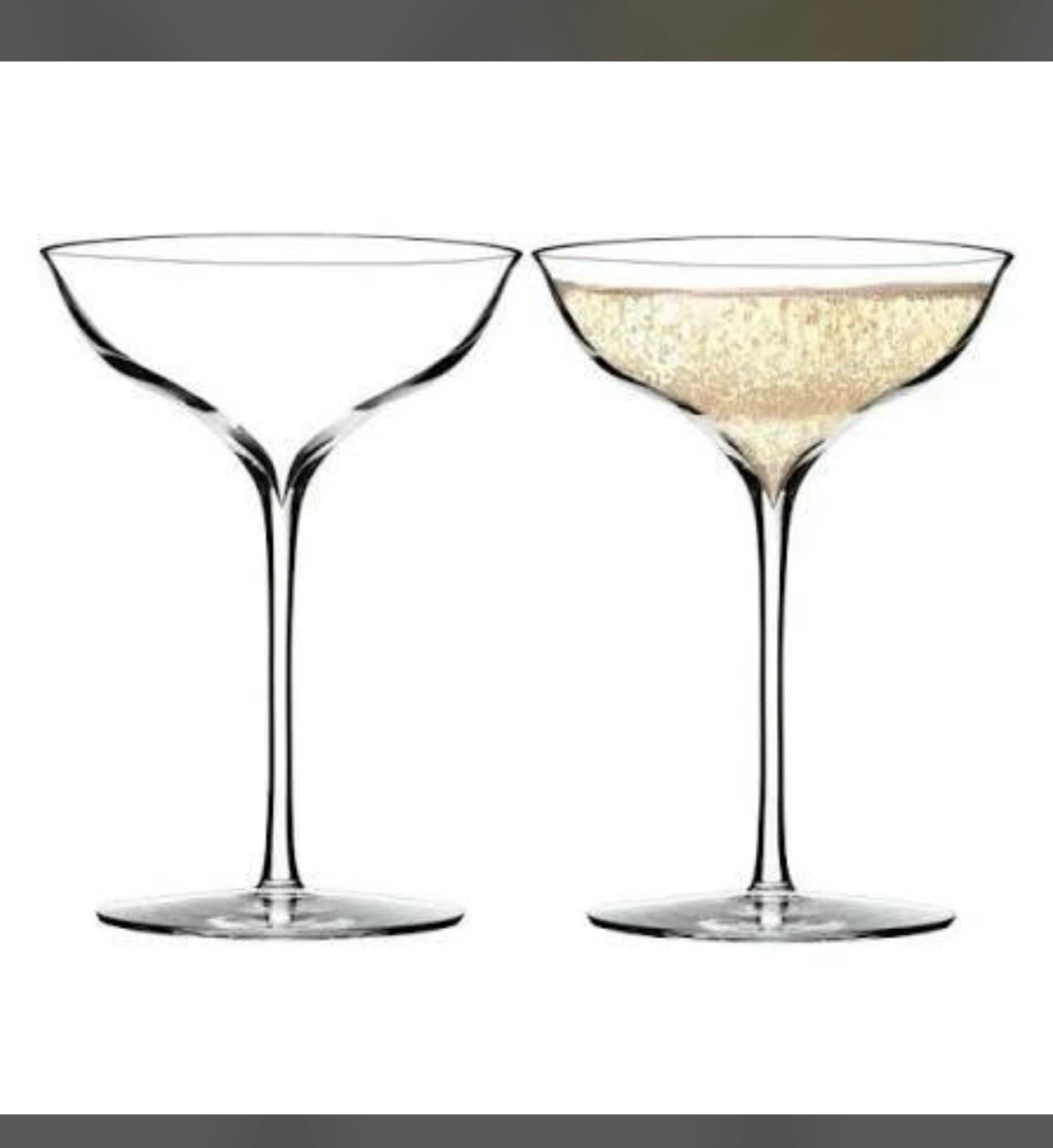 Waterford: Elegance Collection Belle Coupe Champagne Glasses
