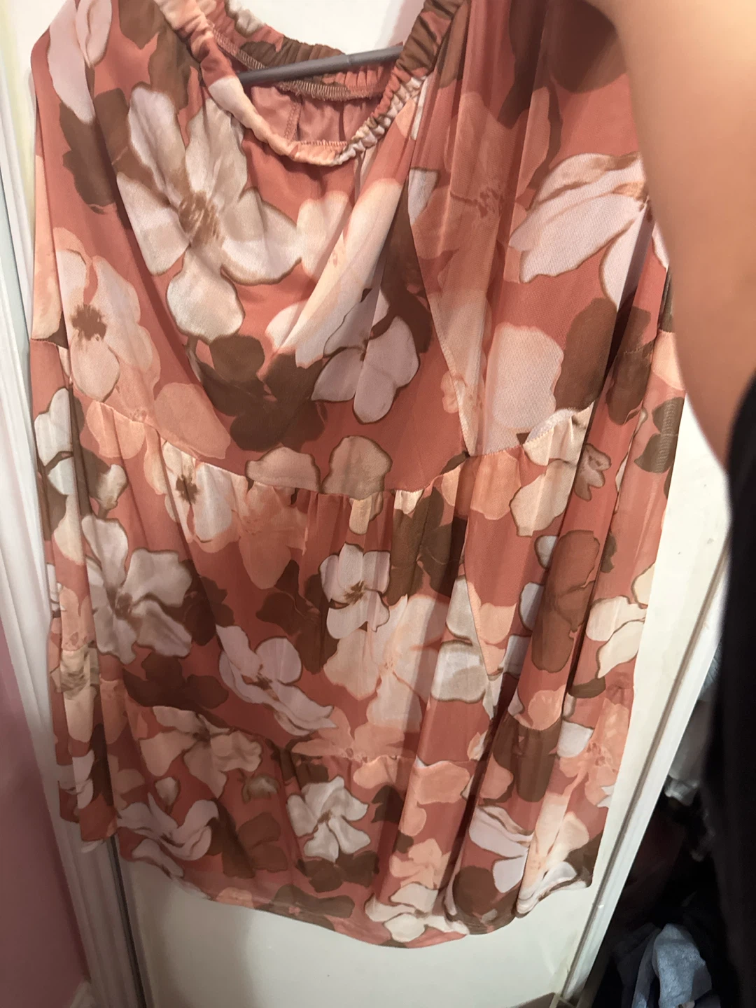 Floral Print Tiered Maxi Dress