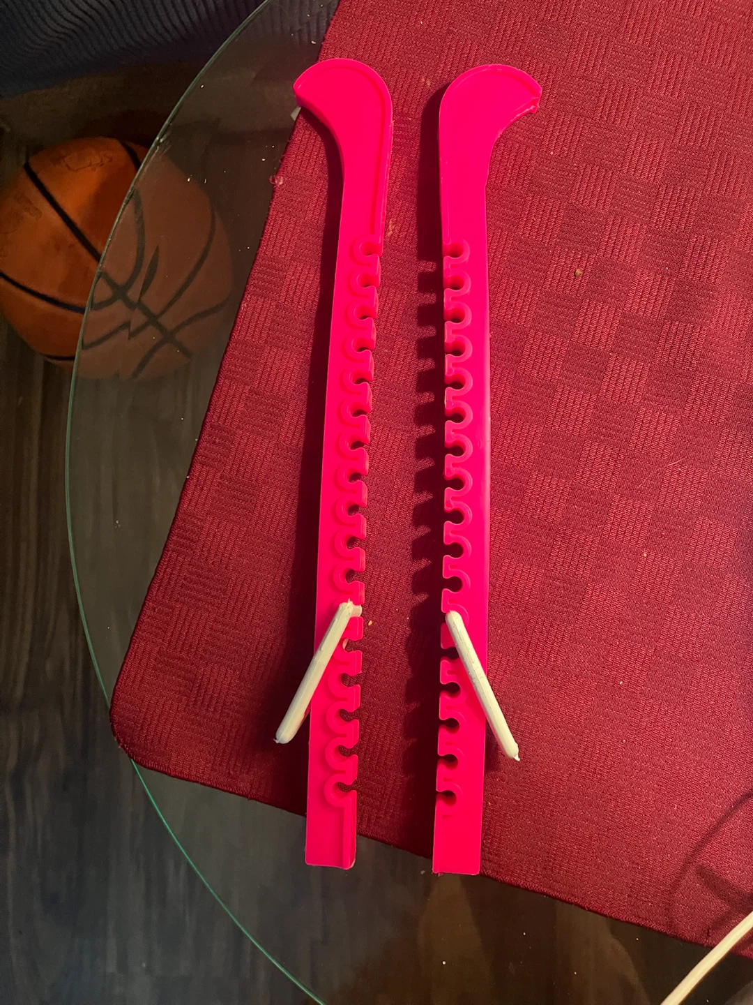 Pink Ice Skate Guards