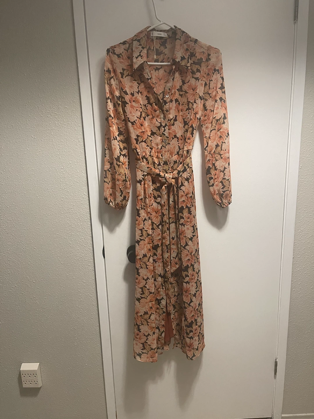 MNG Floral Maxi Dress - Size XS