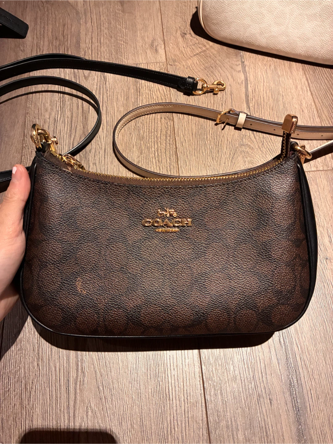 Coach Teri Shoulder Bag - Black Walnut