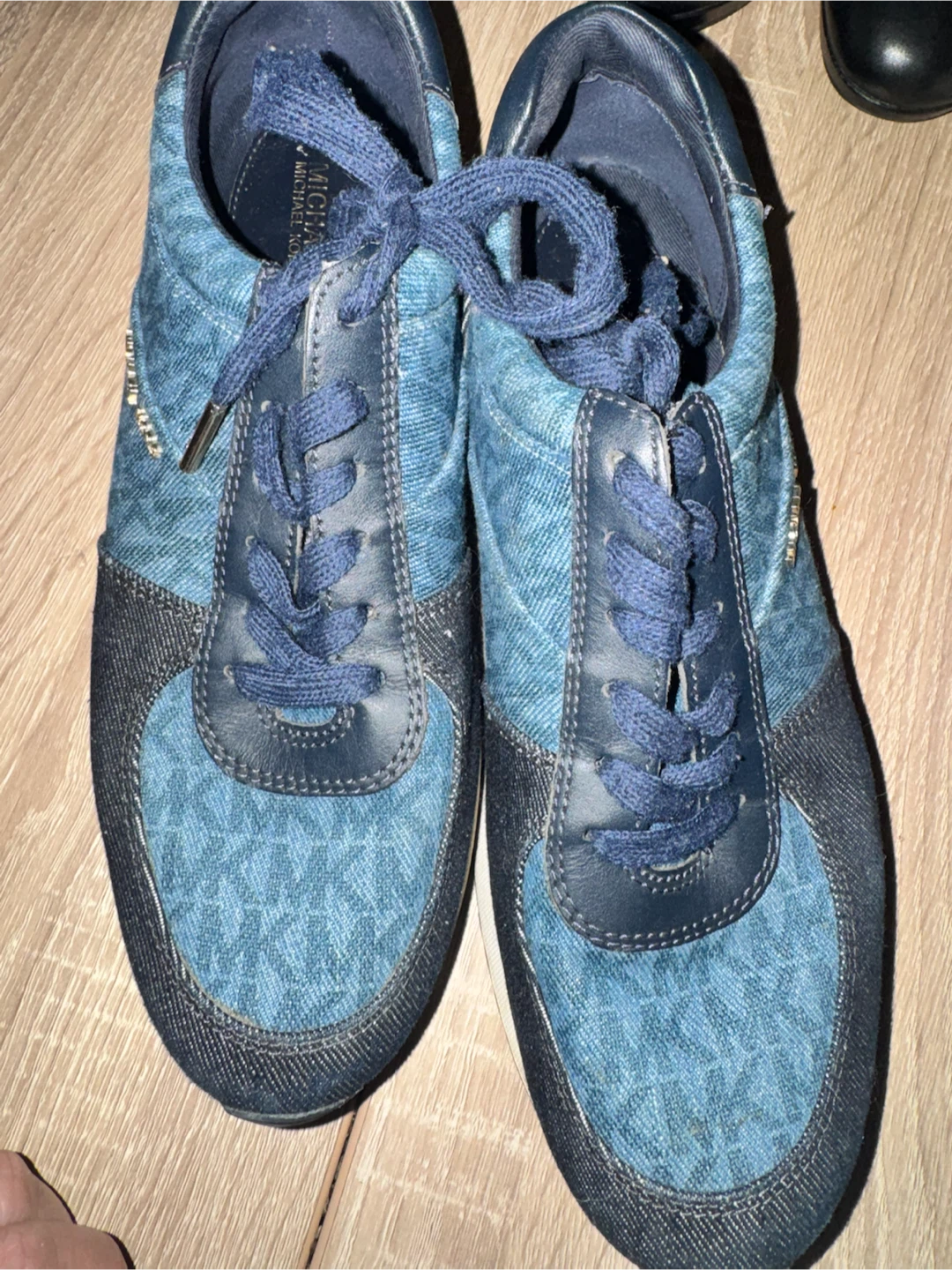 Michael Kors Denim Logo Sneakers - photo 2