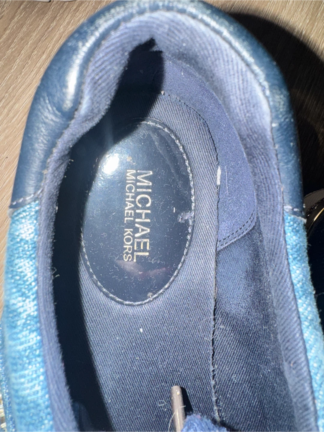 Michael Kors Denim Logo Sneakers - photo 3