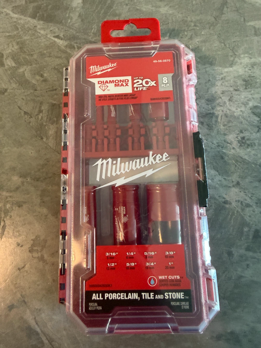 Milwaukee Diamond Max Hole Saw Bit Set (8-Piece)