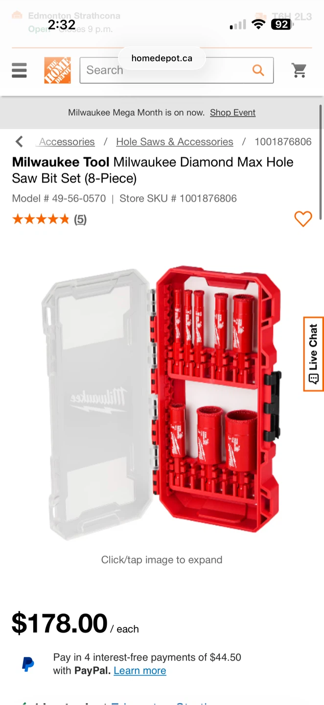 Milwaukee Diamond Max Hole Saw Bit Set (8-Piece) - photo 2